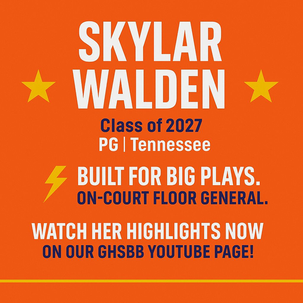 GHSBB (@girlshsbb) on Twitter photo π SKYLAR WALDEN π
<a href="/SkylarWalden14/">Skylar Walden</a> <a href="/TKALadyLionsWBB/">TKA Lady Lions Basketball</a> <a href="/EastTNAir/">East TN Air (Campos)</a>
Class of 2027
PG | Tennessee
β‘ Built for big plays.
Onβcourt floor general energy.
π₯ Watch her highlights now
on our GHSBB YouTube page! βΆοΈ buff.ly/Al4VMxK π SKYLAR WALDEN π
<a href="/SkylarWalden14/">Skylar Walden</a> <a href="/TKALadyLionsWBB/">TKA Lady Lions Basketball</a> <a href="/EastTNAir/">East TN Air (Campos)</a>
Class of 2027
PG | Tennessee
β‘ Built for big plays.
Onβcourt floor general energy.
π₯ Watch her highlights now
on our GHSBB YouTube page! βΆοΈ buff.ly/Al4VMxK