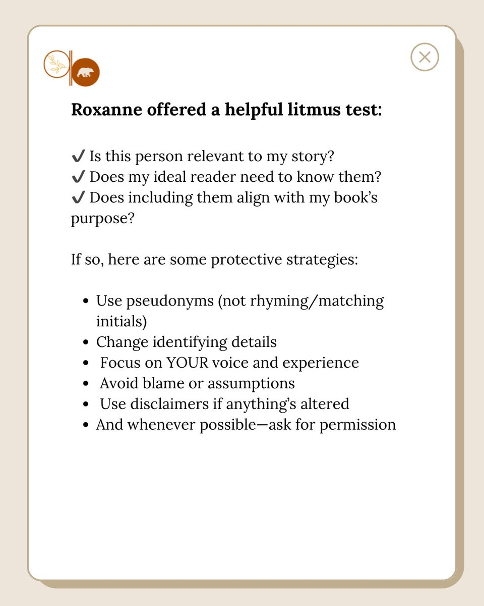 brookebearbear's tweet image. Remember to check public records, media reports, court filings, or suppression orders if you make factual claims.

Telling our truth is powerful. Do it responsibly.

#authortools #authorhelp #writingispowerful #authorscommunity #writingtools #writingtips