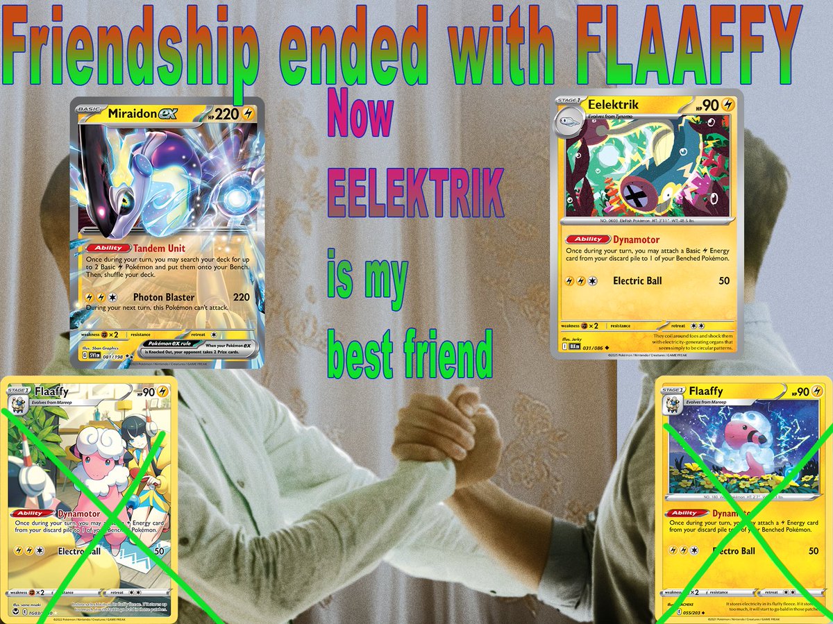 Miraidon is Flaaffy's ex-friend