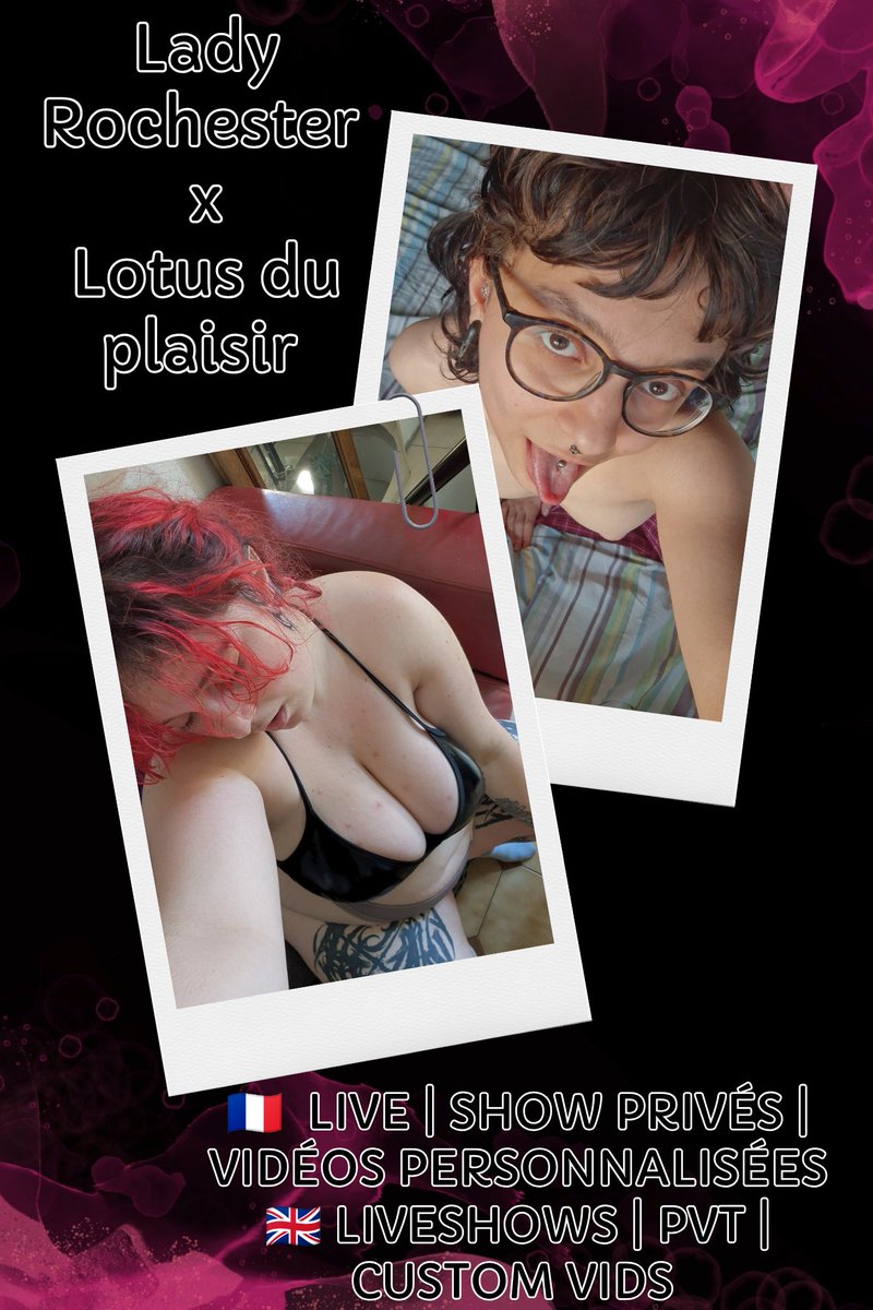 On est dispo avec <a href="/Lotusduplaisir/">Lotus 🪷</a> venez en DM 💌

Et rechargez vos jetons sur <a href="/stripchat/">Stripchat.com 📸 🎥</a> <a href="/StripchatLGBT/">Stripchat LGBT 🌈</a> on va faire un live de FO-LIE🥵
stripchat.com/LadyRochester/…