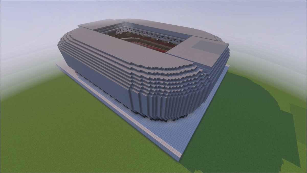 akadumos's tweet photo. Les gars.. voici le Stade Pierre Mauroy sur minecraft ! Vous en pensez quoi ?

Donnez moi vos avis et RT si vous aimez bien ! (Et allez le Losc ❤️🤍) https://t.co/upOe2vmSTi