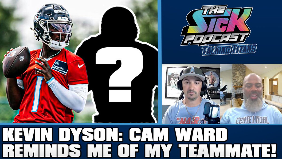 The Sick Podcast - Talking Titans (@sickpodtitans) on Twitter photo 🚨New Episode🚨
Former #Titans WR <a href="/KTDyson87/">Dr. Kevin Dyson</a> joins <a href="/J13Foote/">⚔️NJ TITANS FAN⚔️</a> to discuss:
🔵Cam Ward
🔵WR room
🔵Which position group will take the biggest leap?
🔵& more!
Full pod👇
Watch: youtu.be/-HEc2JyXeM4
Listen: traffic.megaphone.fm/SICMED15694374…
#thesickpodcast 🚨New Episode🚨
Former #Titans WR <a href="/KTDyson87/">Dr. Kevin Dyson</a> joins <a href="/J13Foote/">⚔️NJ TITANS FAN⚔️</a> to discuss:
🔵Cam Ward
🔵WR room
🔵Which position group will take the biggest leap?
🔵& more!
Full pod👇
Watch: youtu.be/-HEc2JyXeM4
Listen: traffic.megaphone.fm/SICMED15694374…
#thesickpodcast