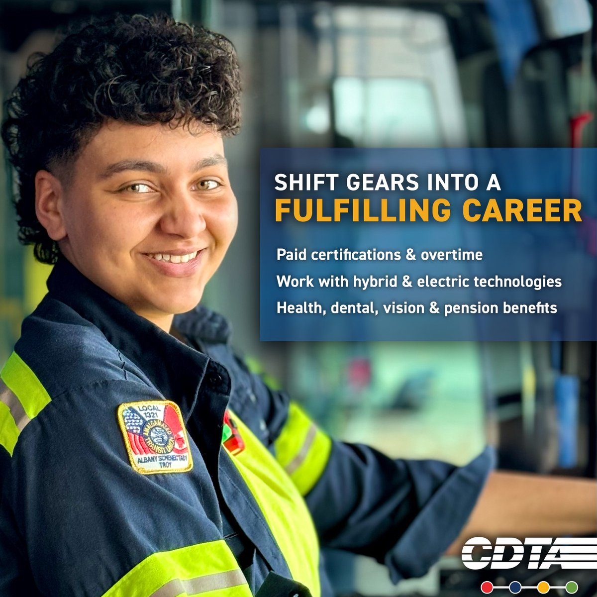 🚍 Ready to drive your career forward? We're hiring! Learn more and apply today: cdta.org/employment-opp…. #rideCDTA #DriveCDTA #CDTACareers #TransitCareers