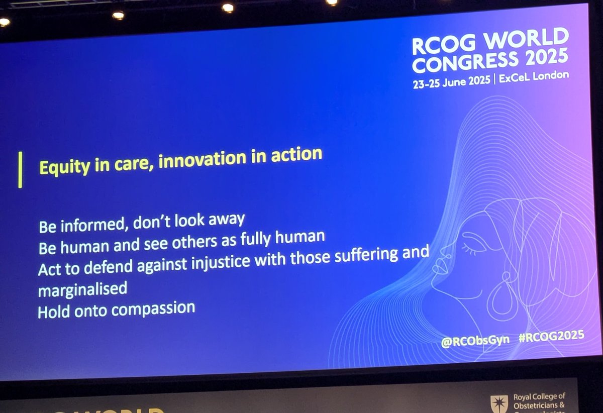 Long but powerful second day at #RCOG2025. Maternity safety, neurodivergence, and an incredibly powerful plenary from Deborah Harrington on the humanitarian and healthcare crisis in Gaza.