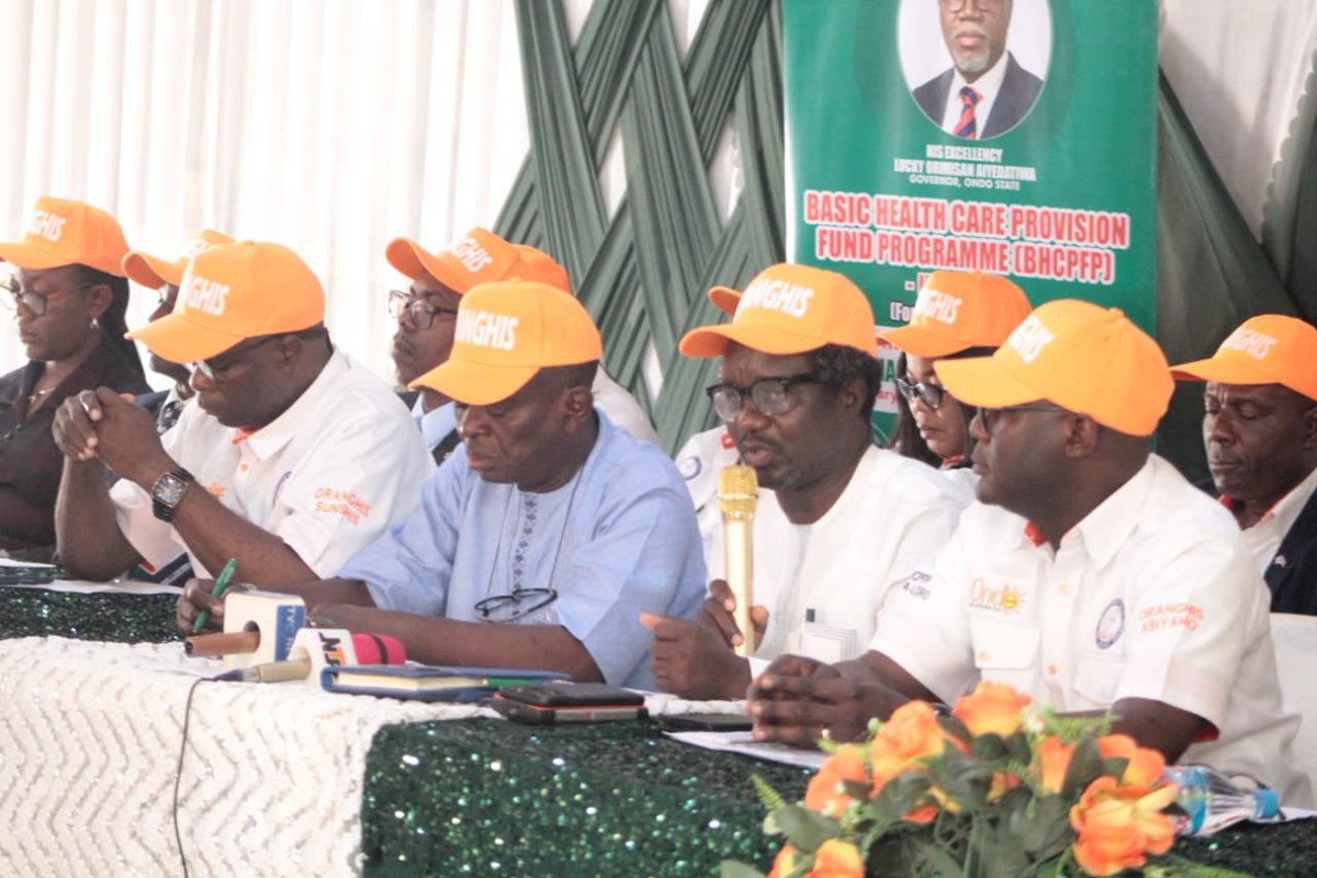 OndoStateCHC's tweet image. 6 Years of Impact! Ondo State Contributory Health Commission targets 1 MILLION enrollees by 2027! With innovative schemes like Abiyamo, Ilera-Loro &amp;amp; ORANGHIS, ODCHC is committed to quality healthcare for all residents. #HealthForAll #OndoState #ODCHC