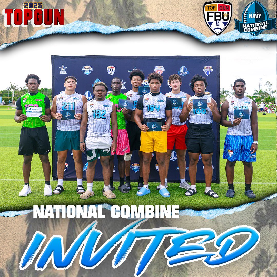 Had a great weekend in Naples at Top Gun <a href="/FBUcamp/">Football University</a> .  Blessed to be named to the All Camp Team!