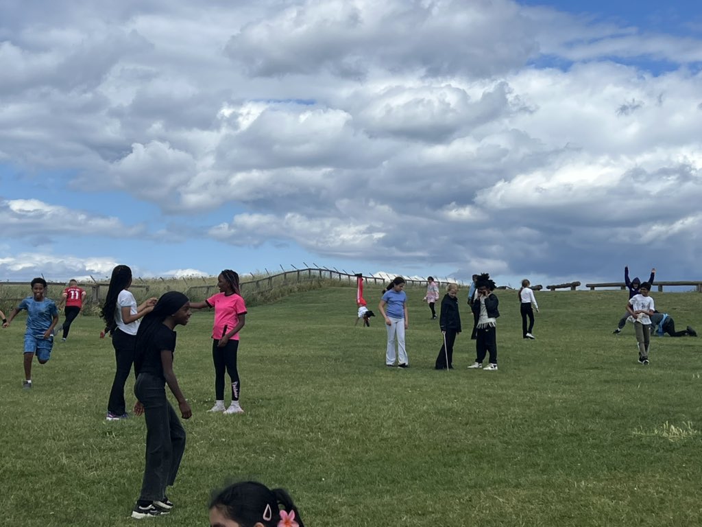 First challenge of the day - a 7 mile coastal walk from Robins Hood Bay to Whitby Abbey. Amazing perseverance and resilience from the children in the sunshine, rain and wind. Brilliant pupils!