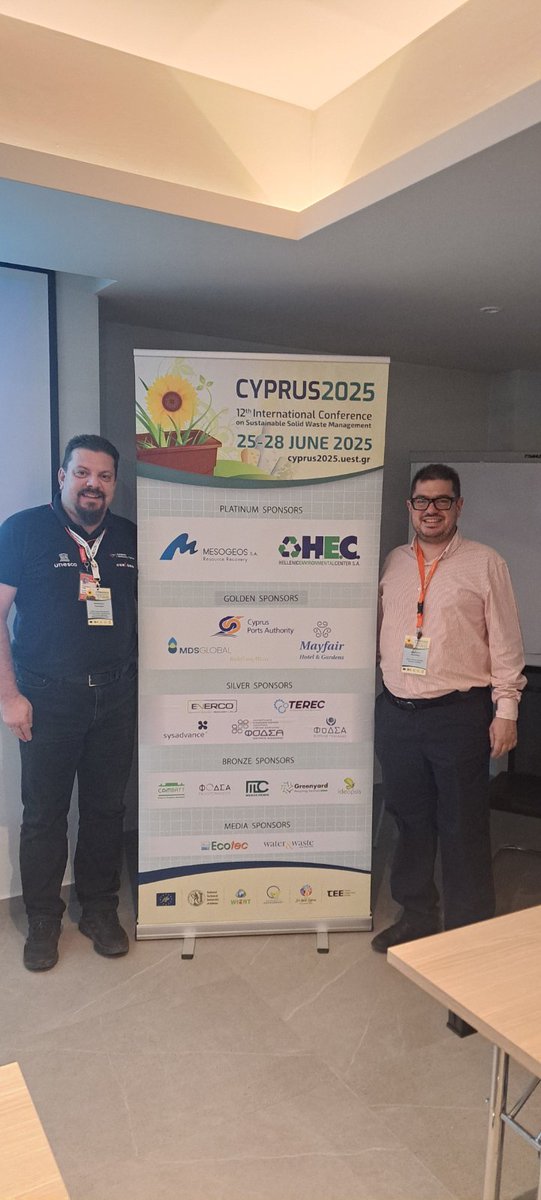 ppapazog's tweet photo. 🥰🙏Privileged by @ProfLoizidou & @Kon_Moustakas of #UEST @chemengntua to be #Trainer in yet another edition of #SummerShool of the #InternationalConference on #Sustainable #WasteManagement.
🎓☑️#Training #Workshop focused on #ProposalWriting for #MSCA #PF2025
#ProudToBeEUC https://t.co/DtgDk18qDa