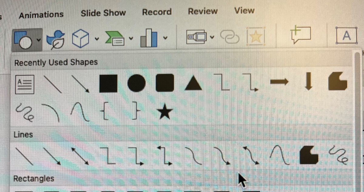 5202年了office还没有拐一个角的箭头line arrow，只能用拐两个角的箭头改，拐两个角的箭头还有bug，没见过比这更傻逼的