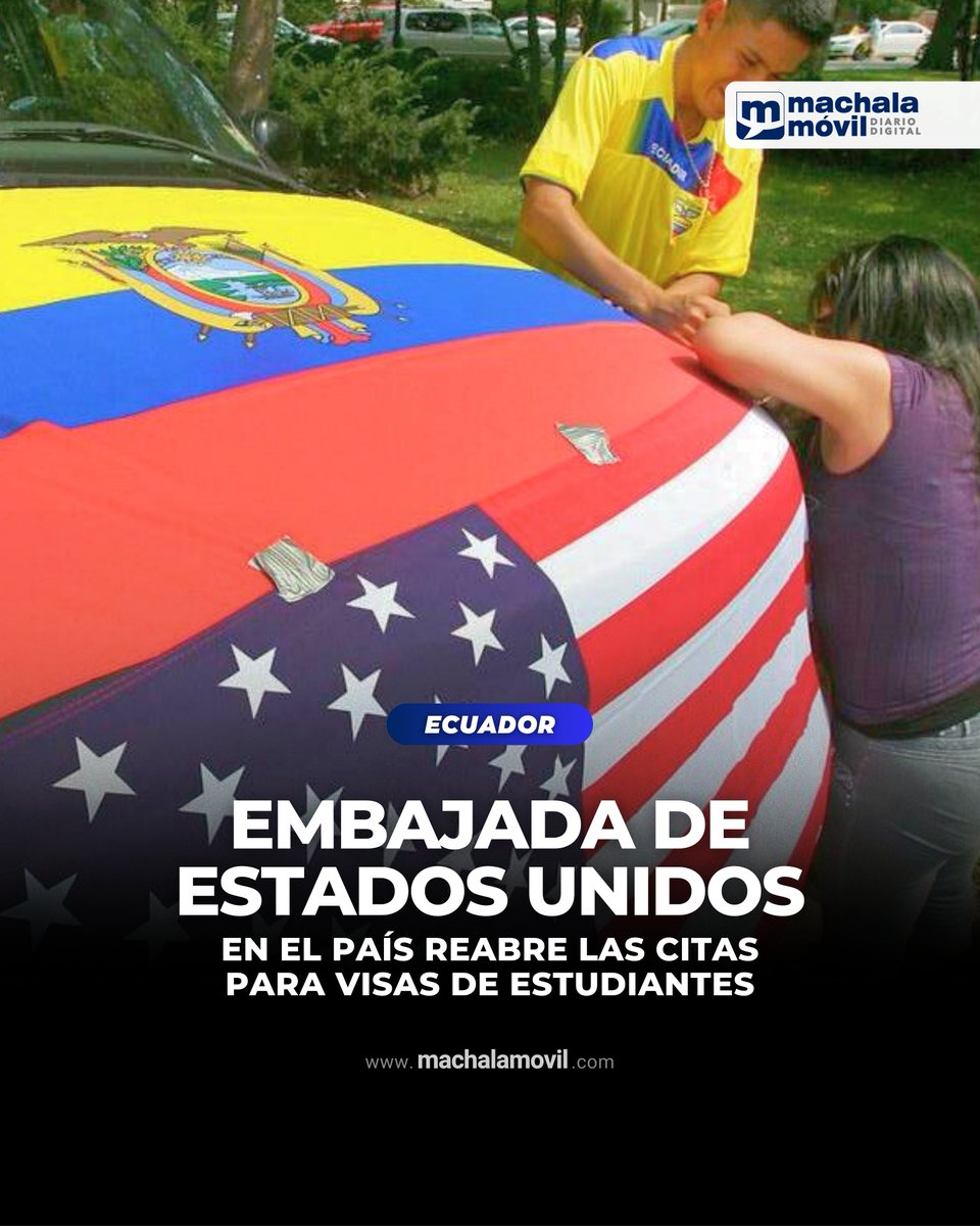 La Embajada y Consulado de los Estados Unidos en Ecuador comunicó que ha reabierto sus citas para visas de estudiantes y visitantes de intercambio.

Más información aquí: wp.me/p8ZMOh-uiF