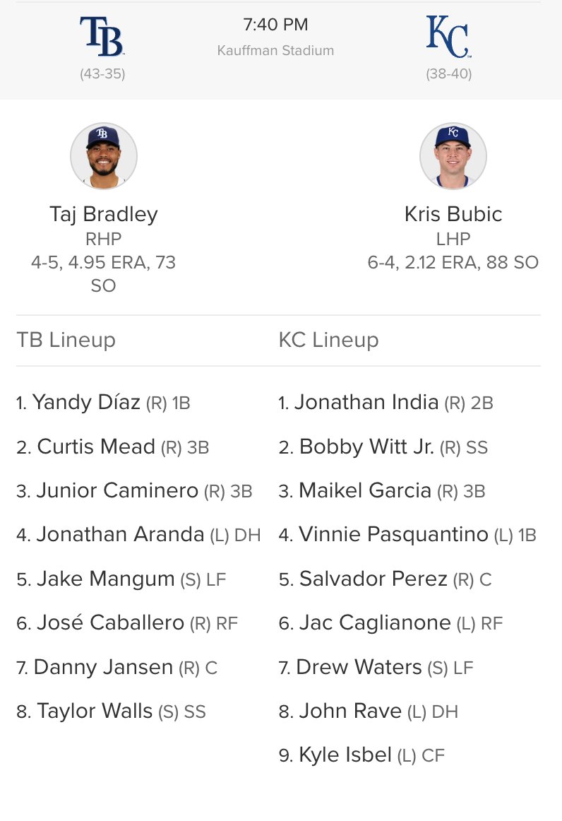 underflated's tweet image. The Rays are known for being front-runners with analytics, but I never thought I'd see the day their data told them to play only 8 people, with two people at 3B and nobody playing 2B. It's a bold strategy!!