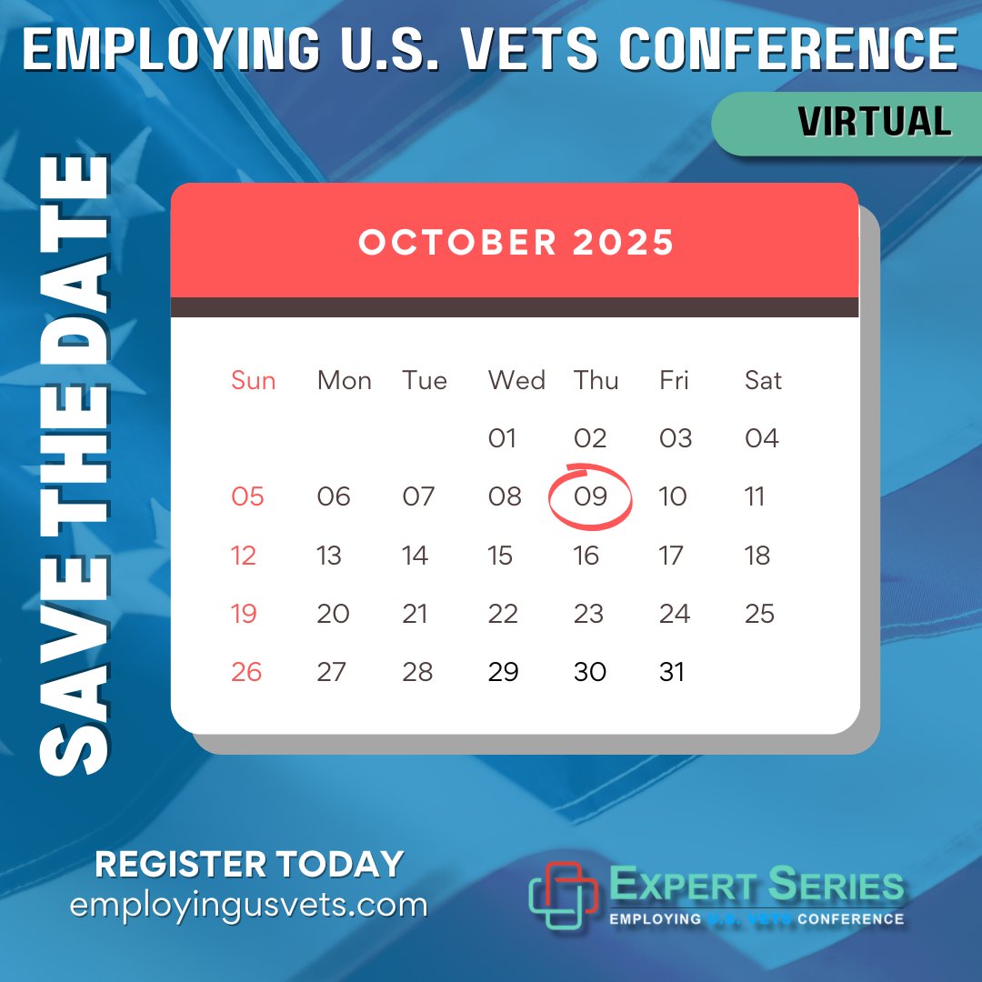 VETS Indexes (@vetsindexes) on Twitter photo 🚨 Register for Employing U.S. Vets Virtual Conference – 10/9! Join leaders from @boozallen, @CISAGov, @conedison, <a href="/GDMS/">General Dynamics Mission Systems</a> & <a href="/VETSIndexes/">VETS Indexes</a>.
💻 FREE – learn, connect, grow
📋 <a href="/NYCSHRM/">New York City SHRM</a> credits (pend approval) – professional development into action.
➡️ Register: employingusvets.com/fall-2025-regi… 🚨 Register for Employing U.S. Vets Virtual Conference – 10/9! Join leaders from @boozallen, @CISAGov, @conedison, <a href="/GDMS/">General Dynamics Mission Systems</a> & <a href="/VETSIndexes/">VETS Indexes</a>.
💻 FREE – learn, connect, grow
📋 <a href="/NYCSHRM/">New York City SHRM</a> credits (pend approval) – professional development into action.
➡️ Register: employingusvets.com/fall-2025-regi…