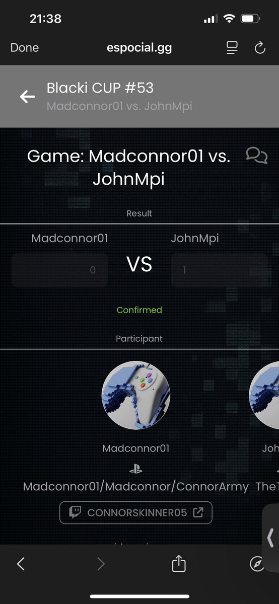 Worst player I’ve ever played. Refused to go on server and wanted us to play on 90 ping and said he wanted the advantage in DMs . Strange people these days