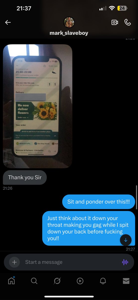 CouncilEstAlpha's tweet photo. Good slaves like @mark_slaveboy do as they are told!!! 

Some of you need to do the same!! https://t.co/Kfrt40JJiu