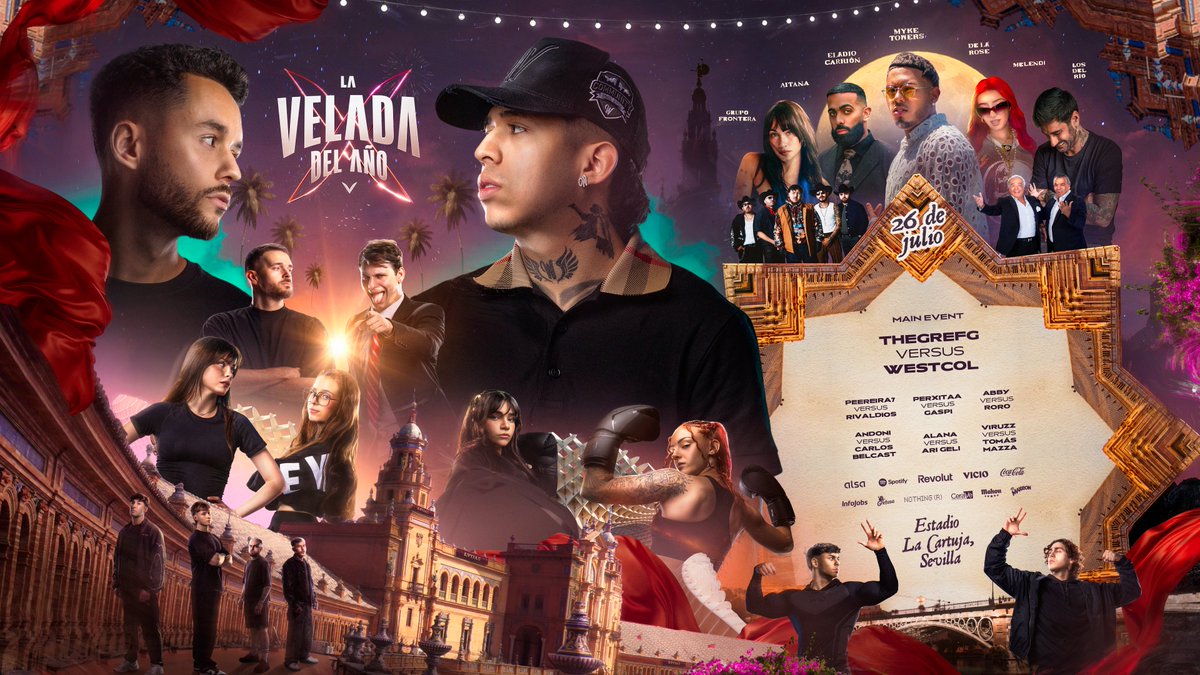 Todos los combates siguen en pie.
Todos los artistas están preparando su show.
Quedan 32 días para una noche mágica en Sevilla.

Vamos a pasarlo bien. 
#LAVELADADELAÑOV