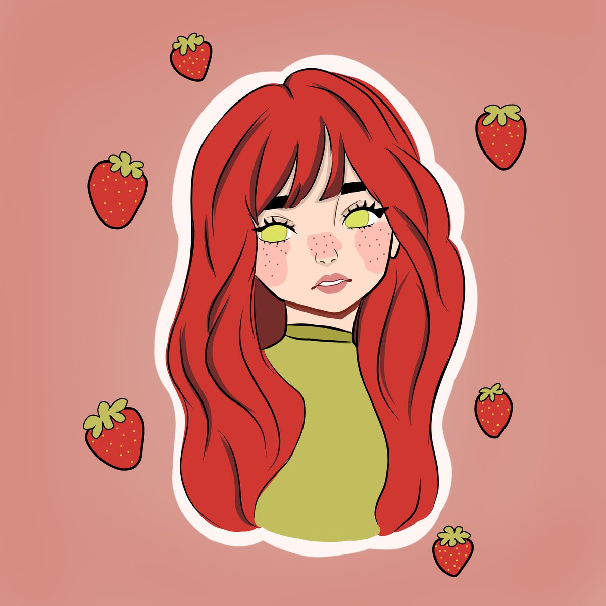 Strawberry Shortcake🍓❤️🤏🏼
|❣️|
#digitalart #art #ocs #NFTs