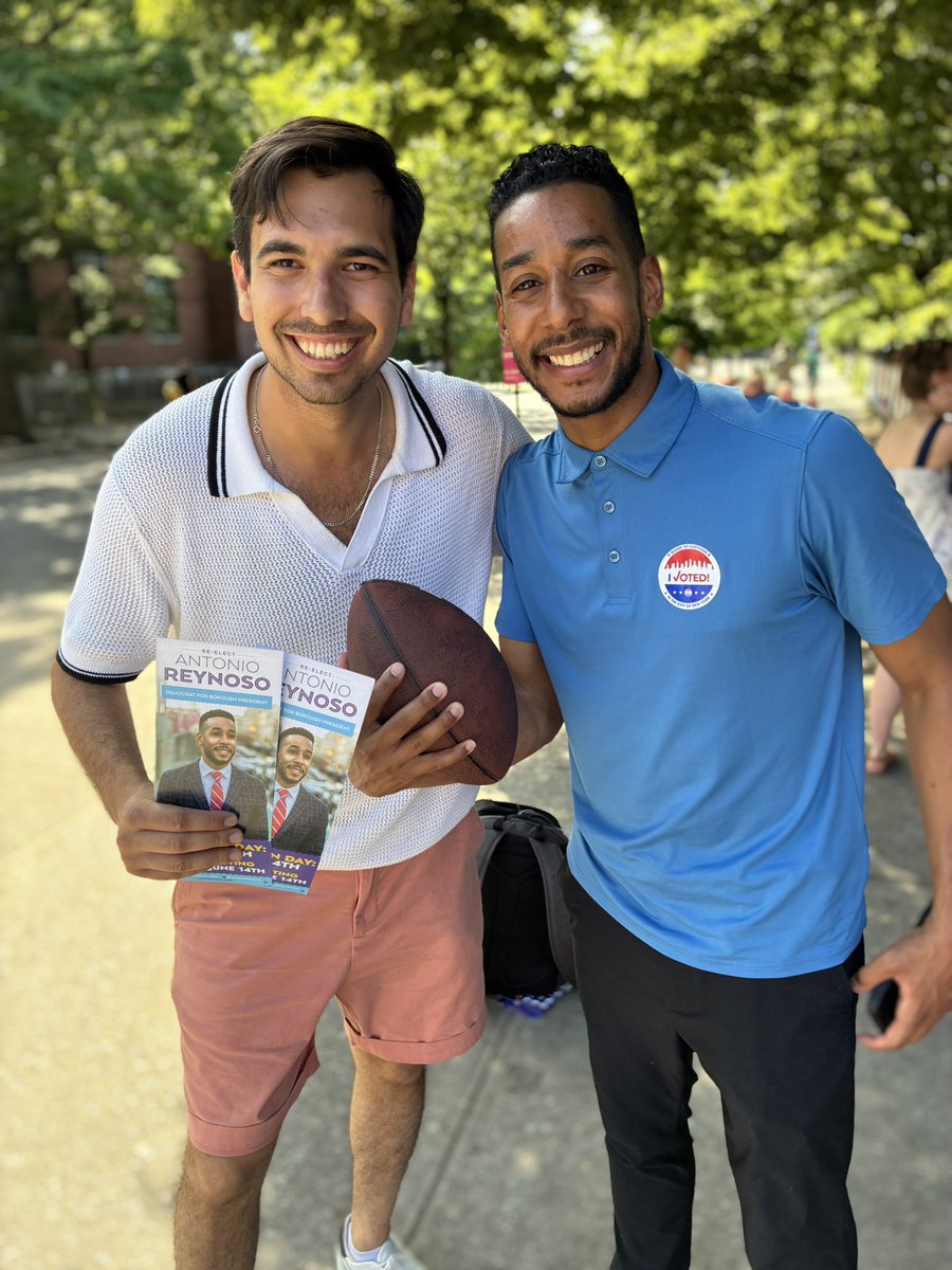 Brooklyn Young Democrats (@bkyoungdems) on Twitter photo Brooklyn is breaking turnout records. The best borough has the best President, make sure to vote to re-elect <a href="/ReynosoBrooklyn/">Antonio Reynoso</a> !! Brooklyn is breaking turnout records. The best borough has the best President, make sure to vote to re-elect <a href="/ReynosoBrooklyn/">Antonio Reynoso</a> !!