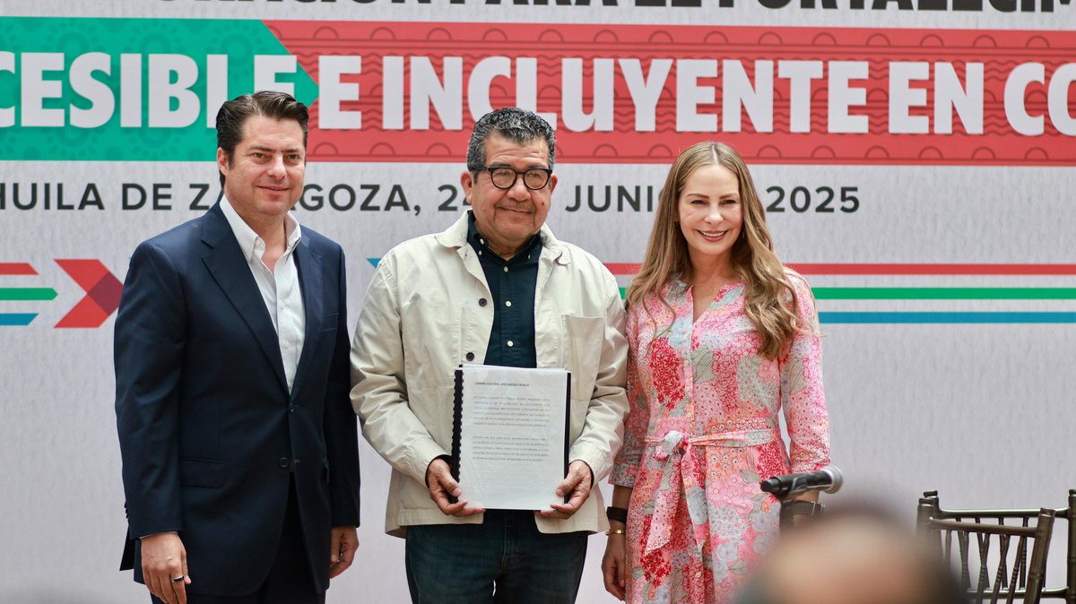 SeTurCoah's tweet photo. Se impulsarán acciones en accesibilidad universal, capacitación y sensibilización, difusión y promoción y participación social, para construir un turismo que integre a todas las personas, sin importar sus condiciones.

(2-2)

#CoahuilaPaDelante #APasosDeGigante https://t.co/kZZPzgKzMf