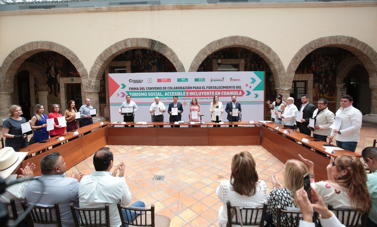 SeTurCoah's tweet photo. Se impulsarán acciones en accesibilidad universal, capacitación y sensibilización, difusión y promoción y participación social, para construir un turismo que integre a todas las personas, sin importar sus condiciones.

(2-2)

#CoahuilaPaDelante #APasosDeGigante https://t.co/kZZPzgKzMf