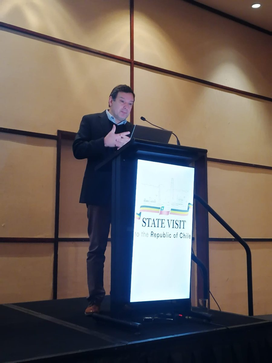 🇧🇪🇨🇱🌱Nuestro director @anibalpauchard, participó como panelista en el Seminario "Innovation Together" sobre materias primas, valorización de residuos y acción climática. La actividad se realizó hoy en Hotel Sheraton, en el marco de la visita de Estado de Bélgica a Chile.