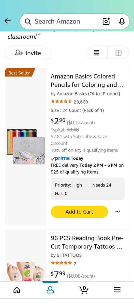 <a href="/Sl8er_Jax/">JC SLATER 😎🌴🚂</a> Thank you so much for a place to share my 2nd grade class wish list. We would love some help with the colored pencils on our list if anyone could help us! amazon.com/hz/wishlist/ls…