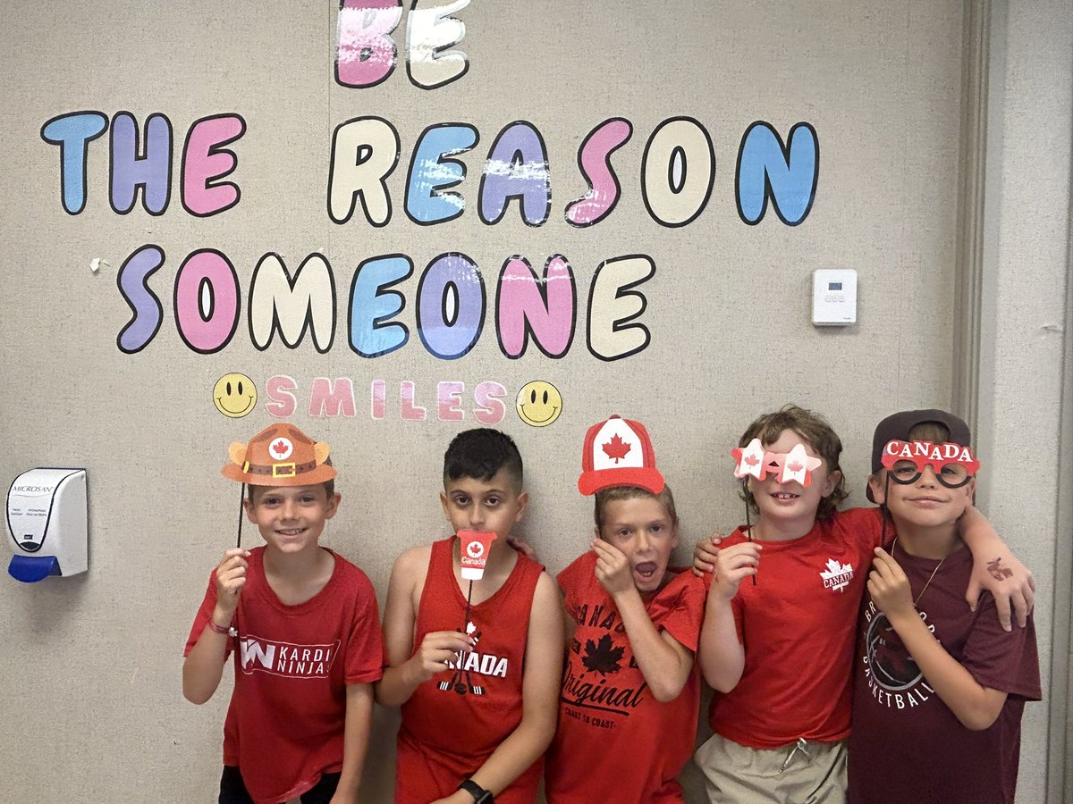 Happy Canada Day at school today from grade 3 🇨🇦 <a href="/olopcatholic/">Providence</a>