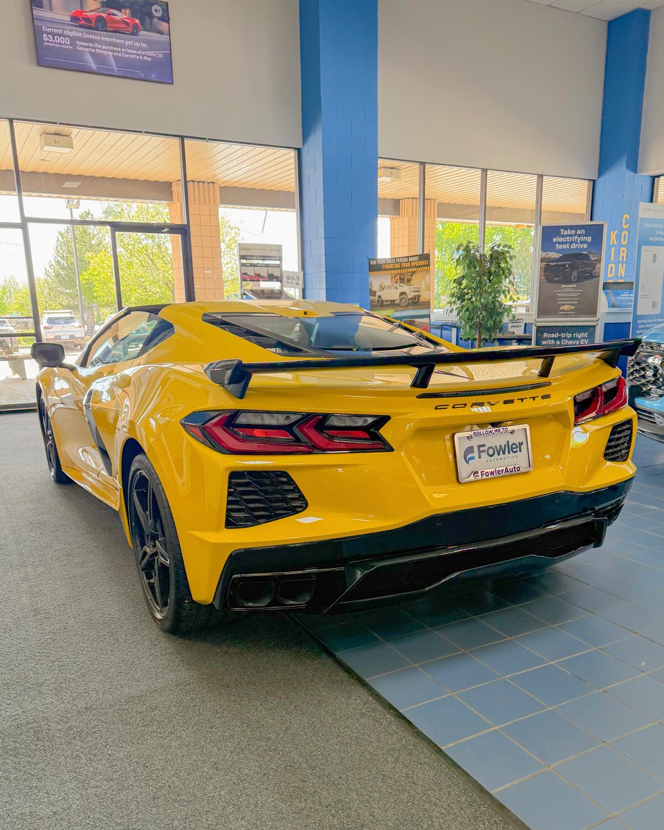 fowlerchevyco's tweet image. This isn’t just a car—it’s a head-turning, pavement-burning, Corvette kind of day. 💛
#Fowler #FowlerAuto #FowlerChevrolet #ChevyPerformance #Corvette @fowlerauto
