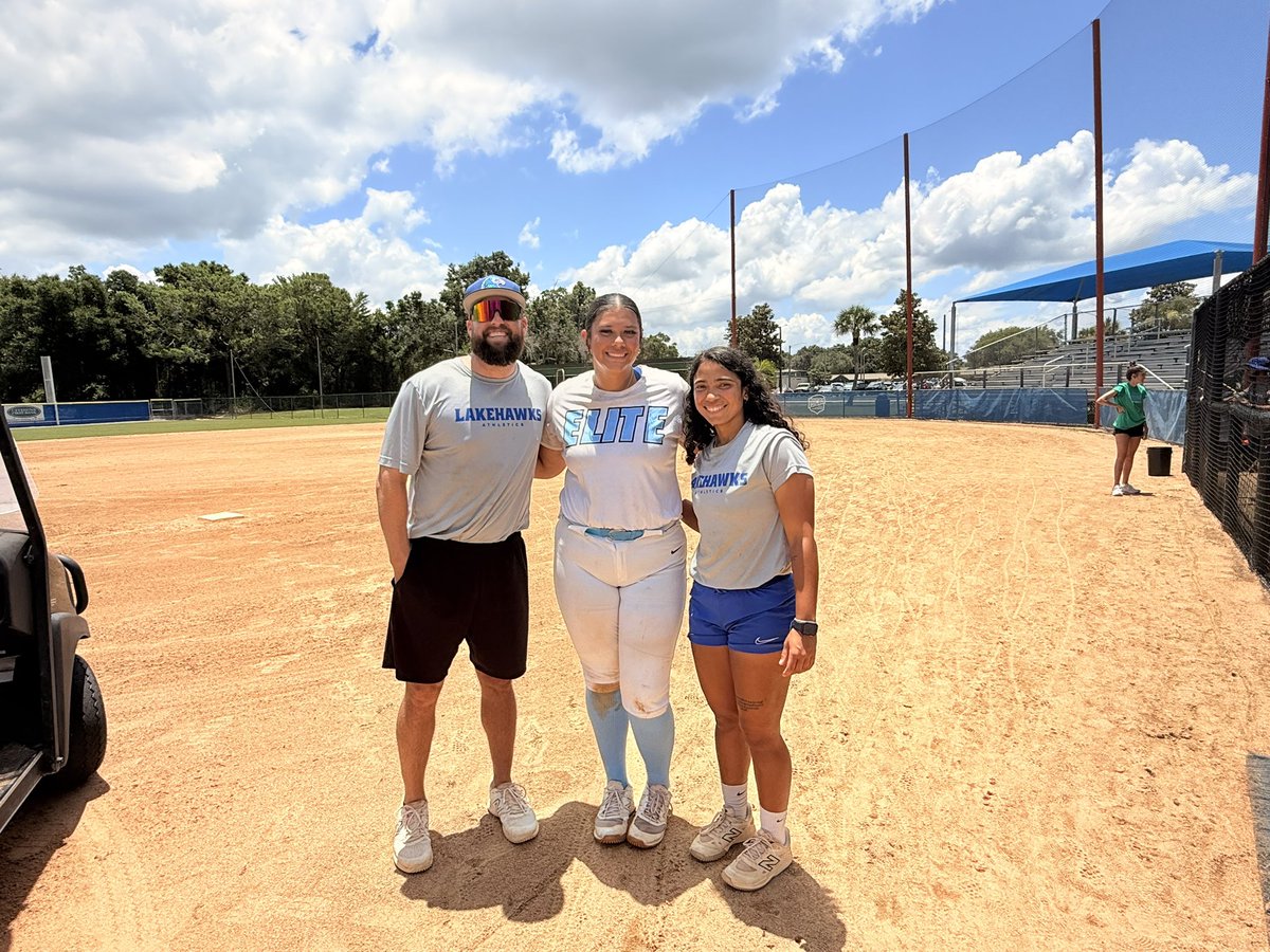 haileyperez2026's tweet photo. Had an amazing time at the @LakehawkSB  camp! I learned a lot of new skills  and it was a great experience/camp overall. The energy and environment were amazing, and definitely a camp I’m glad I was a part of! 
#AGTG 
@FLEliteChamp @LottJaneisa https://t.co/b2NFUJEO2e