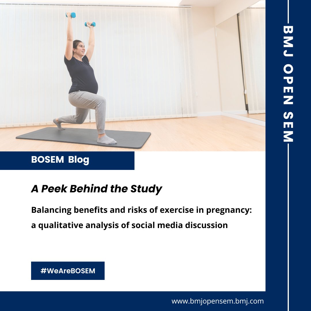 BMJ Open Sport & Exercise Medicine (@bmjopensem) on Twitter photo Dr. Emilie Côté explains what exercise is and isn’t safe, especially during high-risk pregnancies. Their study featured a qualitative analysis of how pregnant people discuss exercise on social media. 
Key takeaways:
🔘 Many people turn to platforms like Reddit for advice, but Dr. Emilie Côté explains what exercise is and isn’t safe, especially during high-risk pregnancies. Their study featured a qualitative analysis of how pregnant people discuss exercise on social media. 
Key takeaways:
🔘 Many people turn to platforms like Reddit for advice, but