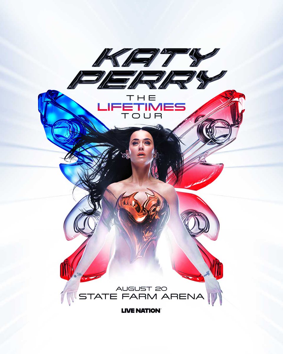 Get your tickets now for <a href="/katyperry/">KATY PERRY</a>'s Lifetimes Tour on August 20 🦋🎤 

🎟️: bit.ly/40ykT9J