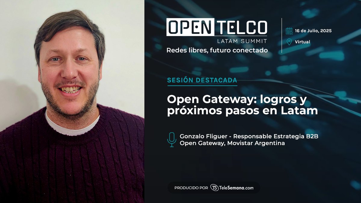TeleSemana's tweet image. 🕵️‍♂️¿Querés saber qué está pasando con #OpenGateway en #Latinoamérica?
En el #OpenTelcoLATAM, de la mano de Gonzalo Fliguer de @MovistarArg, vas a conocer en exclusiva cómo este ambicioso proyecto ya está revolucionando la industria telco en la región.
👉🔗: telesemana.com/trace.php?key=…