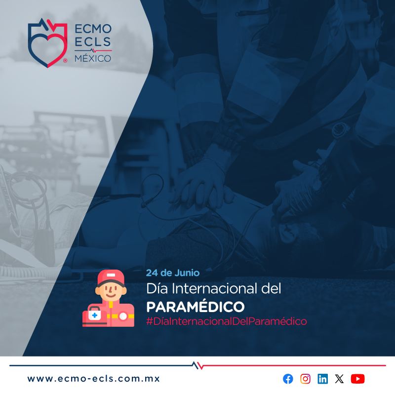 EcmoMexico's tweet photo. Día Internacional de la paramédica y el paramédico.
¿Sabías que un paramédico puede tomar decisiones críticas en menos de 60 segundos? Esa rapidez, entrenada y precisa, puede marcar la diferencia entre la vida y la muerte.
#DíaInternacionalDelParamédico #24DeJunio https://t.co/ol78moORe4