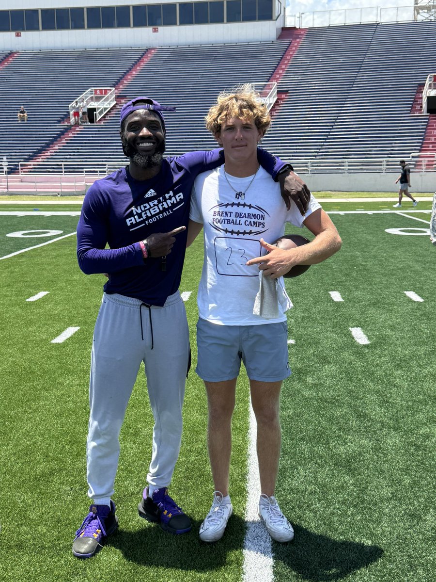 Nelson Thompson (@nelsondthompson) on Twitter photo Had a great camp today at <a href="/UNAFootball/">North Alabama Football</a> thank you to the coaches for putting on a great camp! Had a great camp today at <a href="/UNAFootball/">North Alabama Football</a> thank you to the coaches for putting on a great camp!