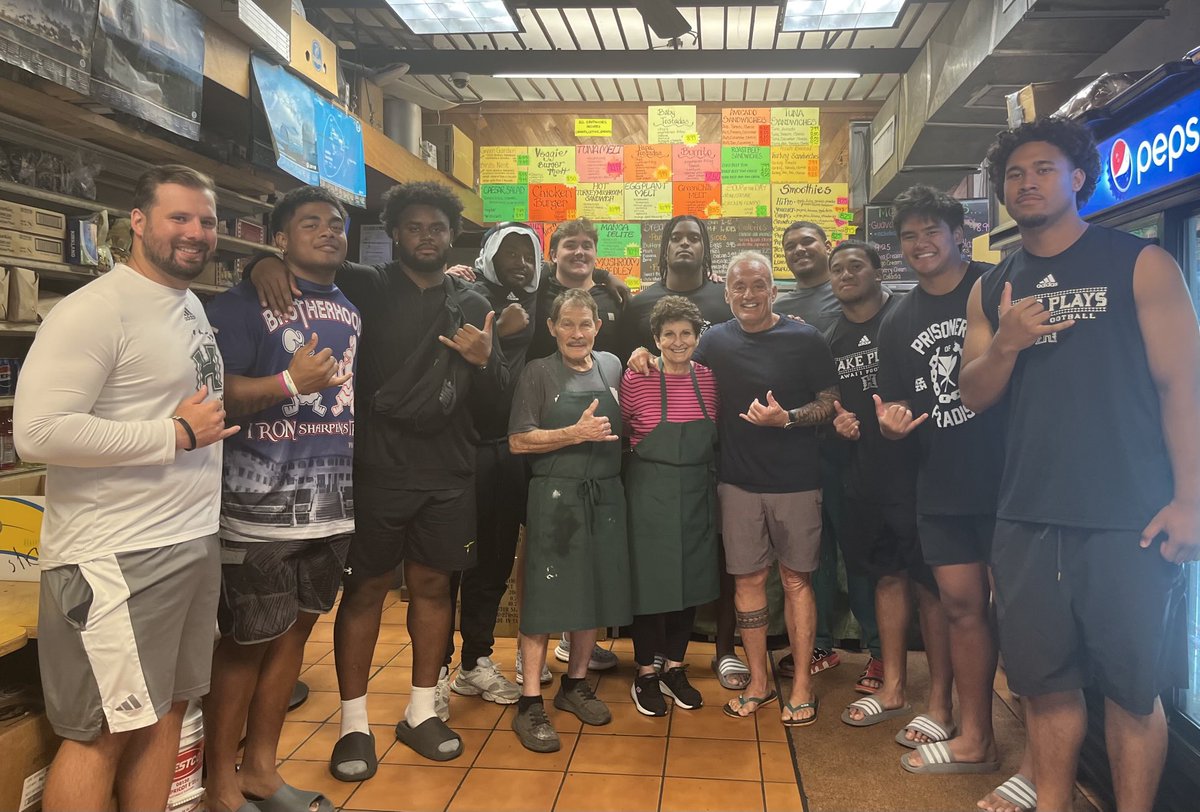 Jeff Reinebold (@jeff_reinebold) on Twitter photo BIG MAHALO TO ANDY & NORMA RODRIGUES OF <a href="/andys_manoa/">Andy's Sandwiches</a> FOR FEEDING OUR DT HUI TODAY AFTER WORKOUTS! ANDY'S IS A MANOA INSTITUTION AND A LOCAL FAVORITE FOR OVER 48 YEARS. YOU WANT THE BEST SANDWICHES IN HONOLULU AND SOME KILLER BREAKFASTS - GO SEE ANDY! BIG MAHALO TO ANDY & NORMA RODRIGUES OF <a href="/andys_manoa/">Andy's Sandwiches</a> FOR FEEDING OUR DT HUI TODAY AFTER WORKOUTS! ANDY'S IS A MANOA INSTITUTION AND A LOCAL FAVORITE FOR OVER 48 YEARS. YOU WANT THE BEST SANDWICHES IN HONOLULU AND SOME KILLER BREAKFASTS - GO SEE ANDY!