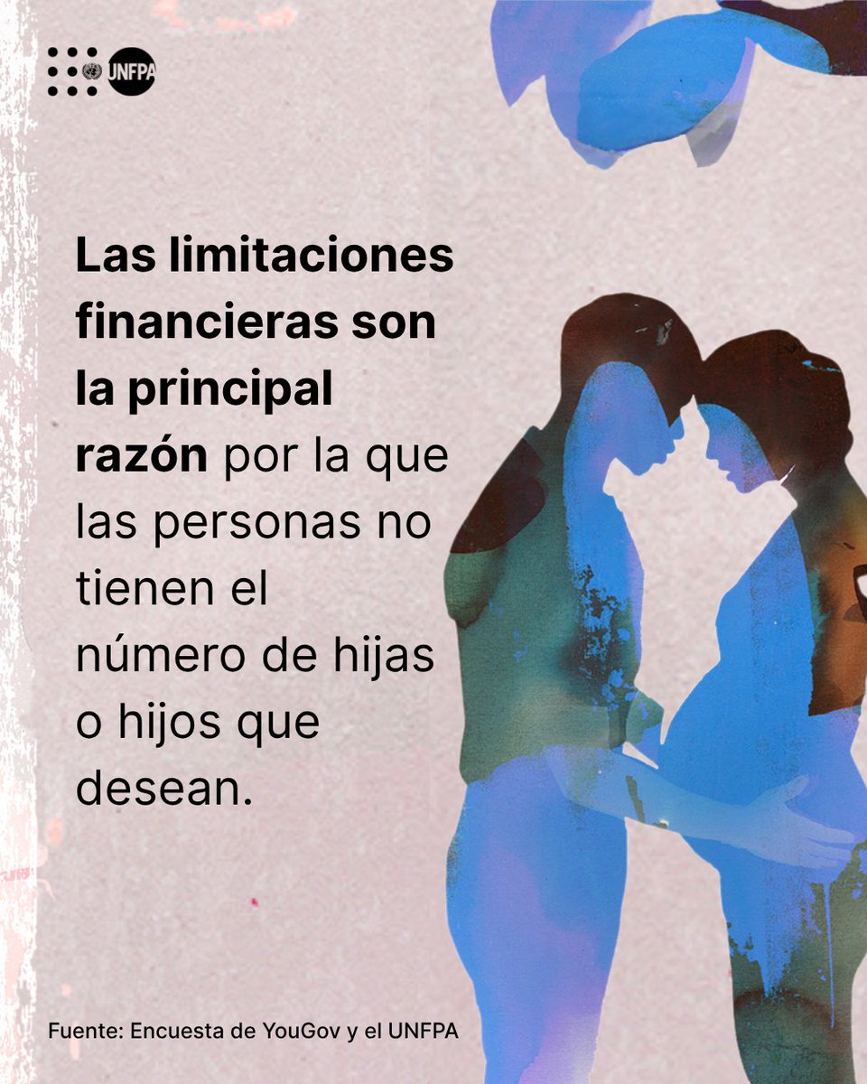 🔔 Un nuevo estudio del @‌UNFPA, la agencia de la @‌ONU_es para la salud sexual y reproductiva, muestra que la mayoría de las personas quieren tener hijos(as) 
Sin embargo, muchas se enfrentan a grandes barreras.
Descubre #LaVerdaderaCrisisDeFecundidad: unf.pa/vcf