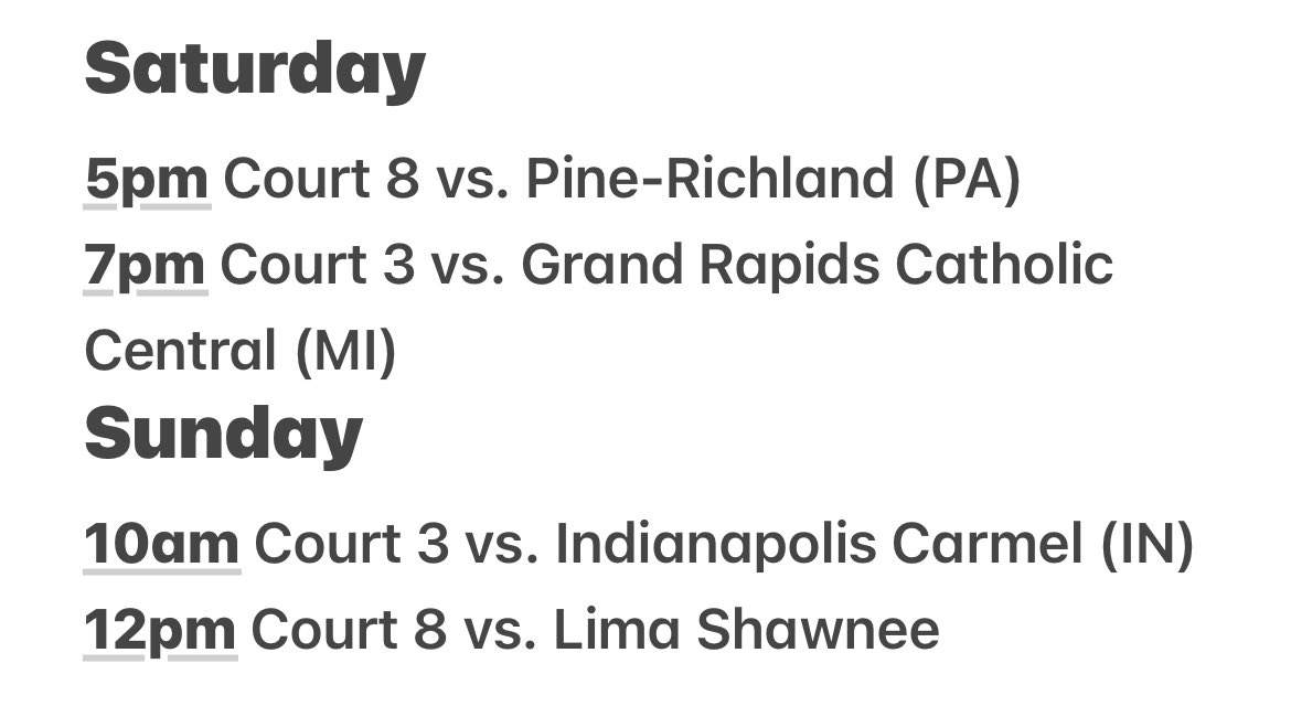 marcomattucci_'s tweet image. My schedule for Midwest Live! @NewAlbanyHSBB