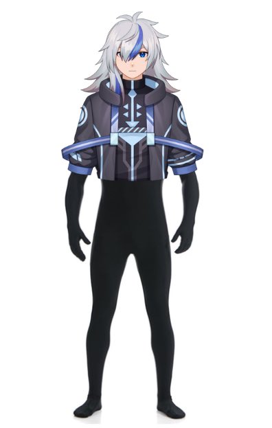 NikulasWraith's tweet photo. When people ask if I’m going to cosplay myself, I’m sending them this. 

Arm and leg DLC not available. 💪🦵❌

#vtuber #halfmodel https://t.co/QD8WQDhkJY