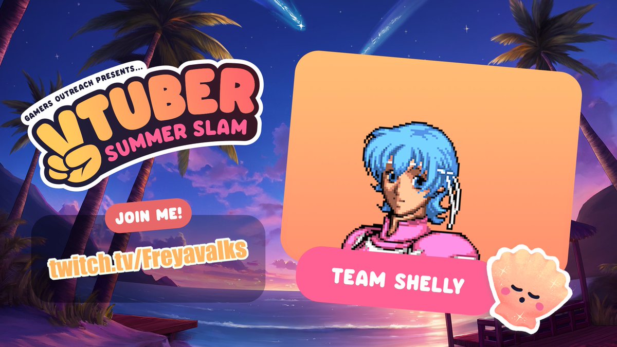 TheFreshie44's tweet photo. Once again I’m happy to announce I will be doing charity streams this week as part of #VTuberSS2025 

I’m part of Team Shared Braincell with a goal of raising as much money as we can for Gamer Outreach! Check below for planned stream and incentives! https://t.co/DOdnYKP84Z