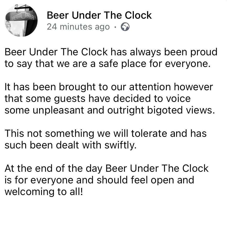 Beer Under The Clock tweet media
