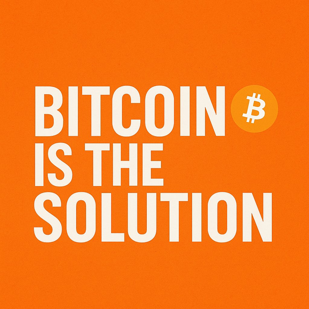 Bitcoin is the solution.