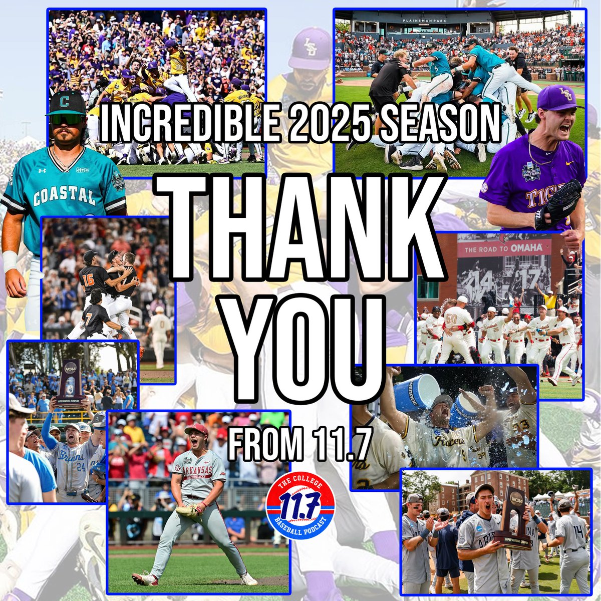 11point7's tweet image. Year 7 in the books for 11.7
Thank you to everyone for following along all 2025 season! 🫶