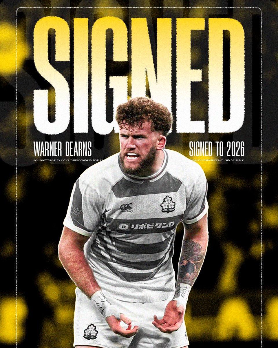 Warner Dearns 🔏 2026 🌪️

The Welly-born lock will be taking a sabbatical from his Toshiba Brave Lupus club in Japan to join the Canes for the 2026 szn. 

Read more | hurricanes.co.nz/news/article/h…