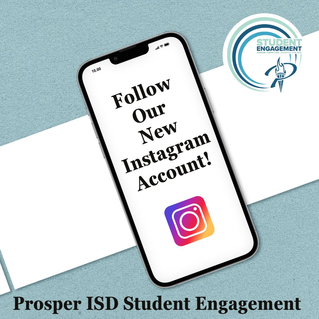 Prosper ISD Student Engagement (@pisdengage) on Twitter photo We’re officially on Instagram! 📣 Follow us for updates on clubs, Athletics, Fine Arts, UIL Academics and student events happening all year long! instagram.com/pisdengage/ <a href="/ProsperISD/">Prosper ISD</a> <a href="/AcademicComps/">Prosper ISD Academic Competitions</a> <a href="/PISD_Athletics/">ProsperISDAthletics</a> <a href="/Prosper_FA/">Prosper Fine Arts</a> We’re officially on Instagram! 📣 Follow us for updates on clubs, Athletics, Fine Arts, UIL Academics and student events happening all year long! instagram.com/pisdengage/ <a href="/ProsperISD/">Prosper ISD</a> <a href="/AcademicComps/">Prosper ISD Academic Competitions</a> <a href="/PISD_Athletics/">ProsperISDAthletics</a> <a href="/Prosper_FA/">Prosper Fine Arts</a>