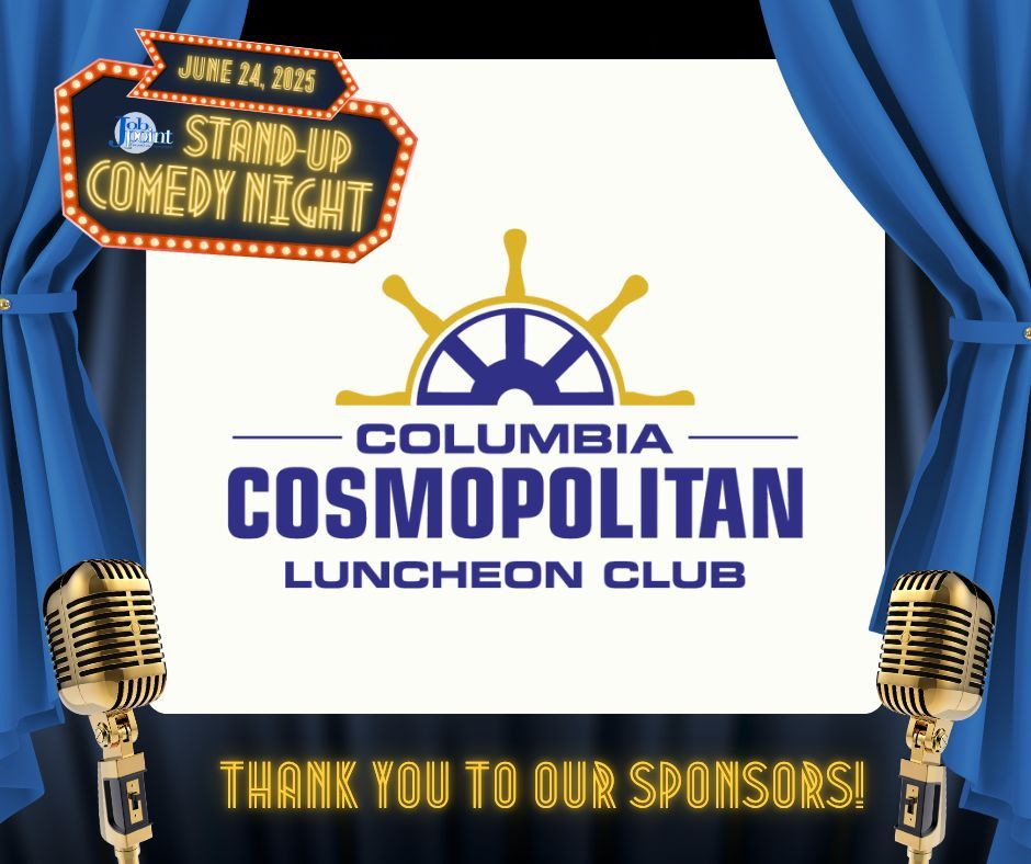 Doors open in two hours! We can't wait to welcome all of our guests this evening! Thank you to our presenting sponsors, the Columbia Cosmopolitan Luncheon Club for making this event possible through their incredibly generous support!  We'll see you soon!