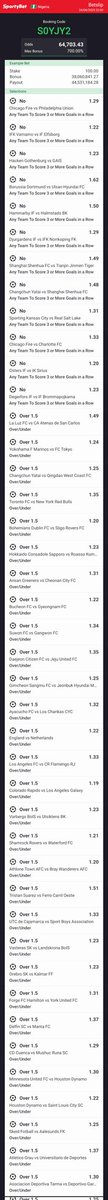 Hey check out the bet I just placed on Sportybet! sportybet.com/ng/?shareCode=…