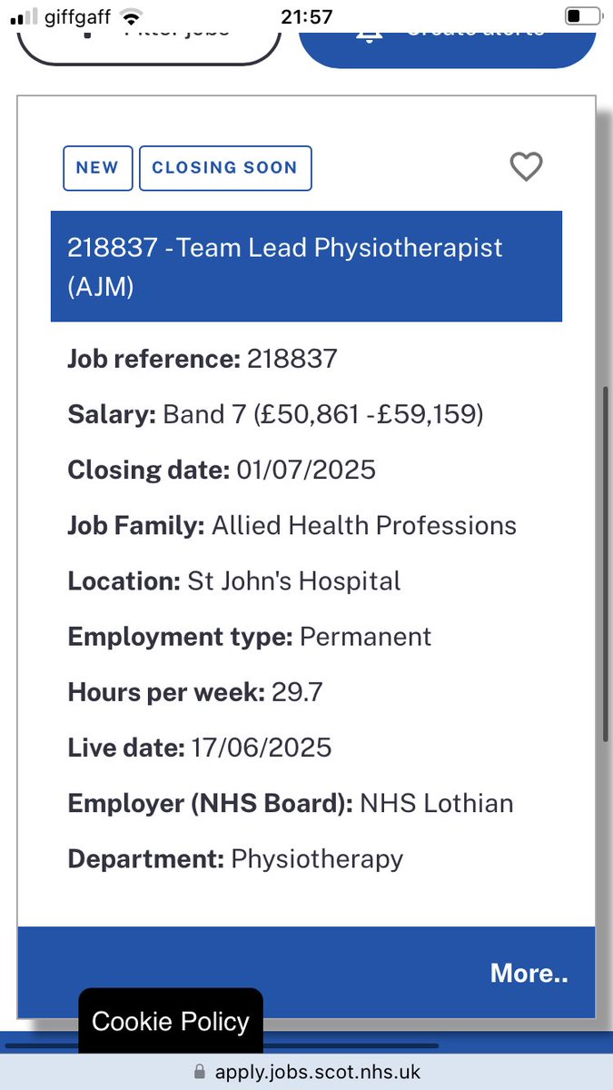 If you love Stroke and complex Rehab take a look at this post. One I am leaving after many years. Based in central Scotland , 20mins from Edinburgh, great team , very supportive Stroke community <a href="/SSAHPF/">SSAHP Forum</a> <a href="/ACPIN_UK/">ACPIN</a>