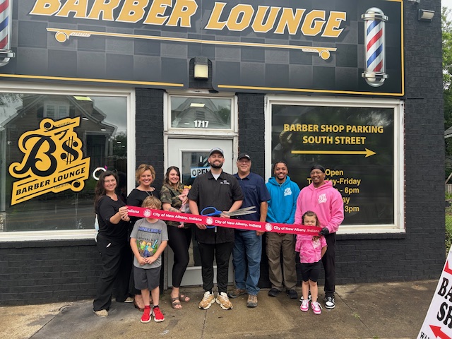 The City of New Albany would like to congratulate B's Barber Shop on its official ribbon cutting! Located at 1717 Charlestown Road, B’s Barber Shop is now open and ready to serve the community with style!

Thanks for calling NA home!