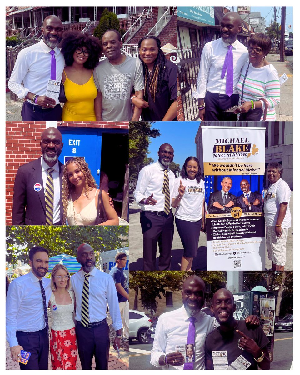 blake4nycmayor's tweet image. Thanks to everyone for the support, but we still have work to do! Polls are open until 9pm.
#BelieveInBlake #BlakeForMayor #MichaelBlake #nycvotes #RankChoiceVoting #democratmichaelblake