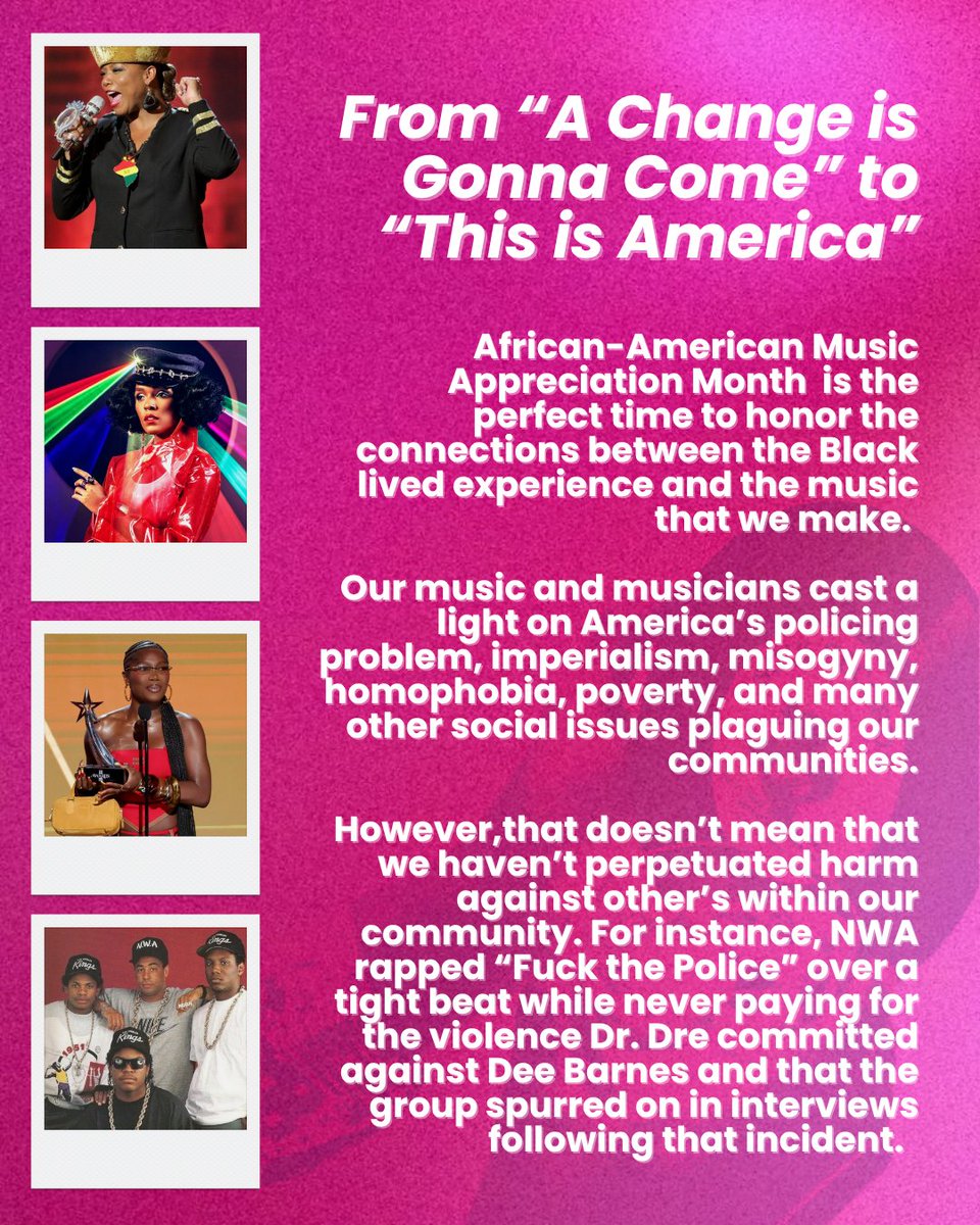 Abortion Should Be Free (@yellowfund) on Twitter photo We're poppin politics all month! Black music is intrinsically connected to our lived experiences. This has happened since Nina Simone sang, "Blood on the Leaves" up to H.E.R.'s, "I Can't Breathe". In every genre, you can find songs that speak about social issues impacting our us. We're poppin politics all month! Black music is intrinsically connected to our lived experiences. This has happened since Nina Simone sang, "Blood on the Leaves" up to H.E.R.'s, "I Can't Breathe". In every genre, you can find songs that speak about social issues impacting our us.