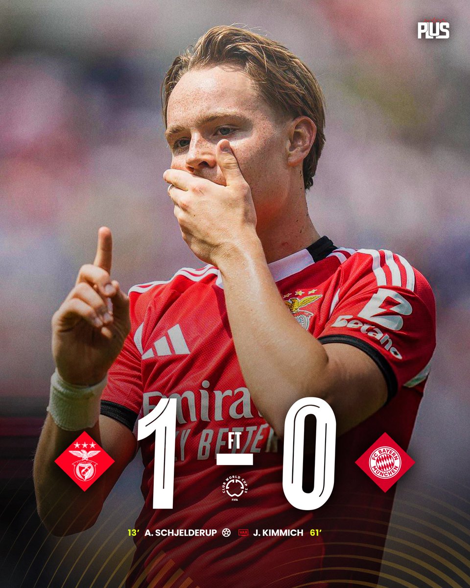 plusbenfica's tweet photo. Benfica vence o Bayern pela primeira vez na sua história! 😍🦅 

VAMOOSSSSSS! ❤️🤍 https://t.co/qBozSNMOBY